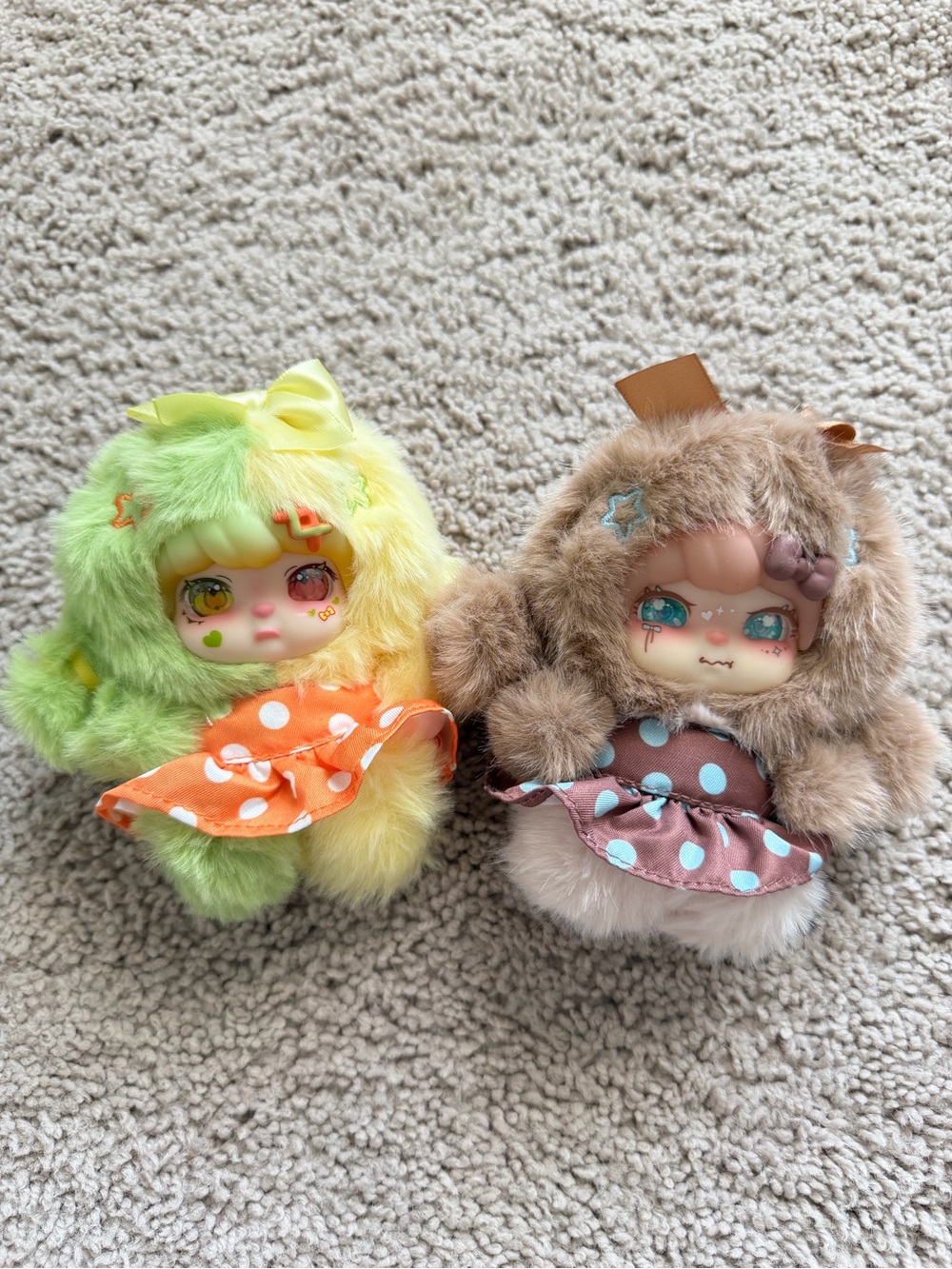2‑Pack Lokiki Sweety² Plush Keychains Kawaii Bag Charms Bundle